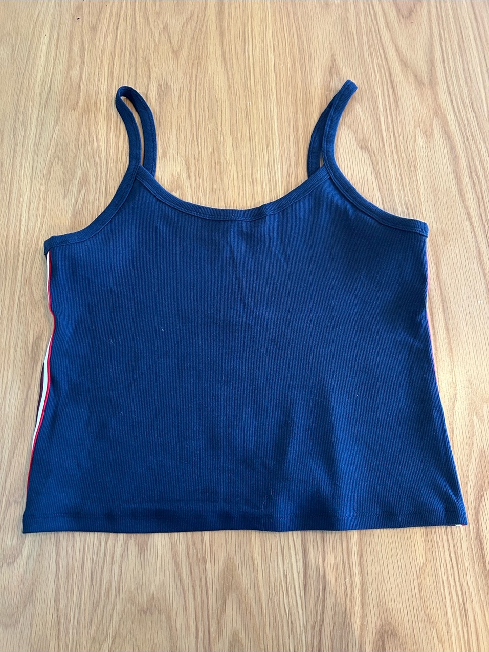 Aritzia HomeStretch Rib Spectrum Cami Tank - Admiral / Multi Size XL NWOT